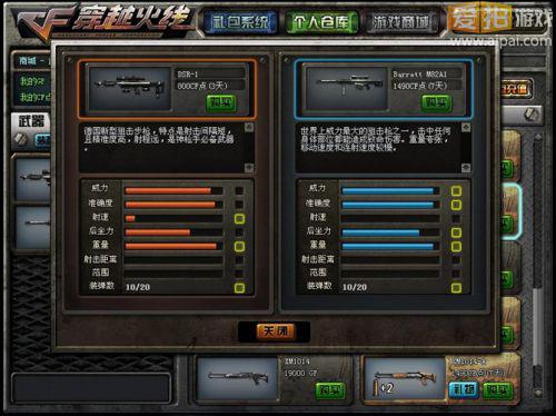 CF新狙DSR-1专业分析 欲购必看 - CF穿越火线