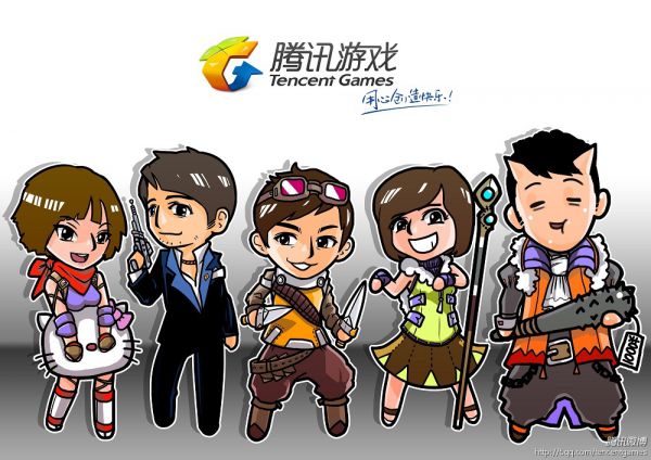 腾讯游戏携手快乐家族 推快乐广告片