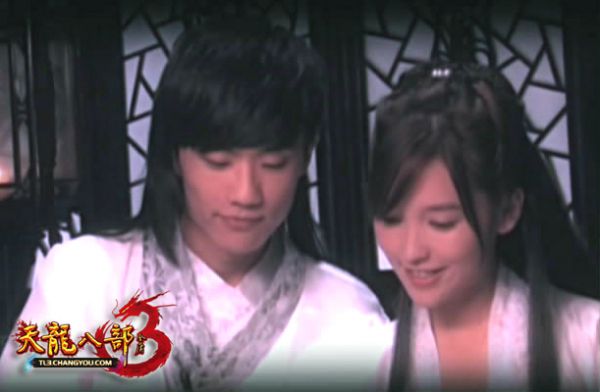 天龙八部3片场探班 许嵩金莎真情流露