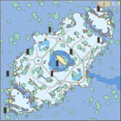 雪原水晶争夺战地图