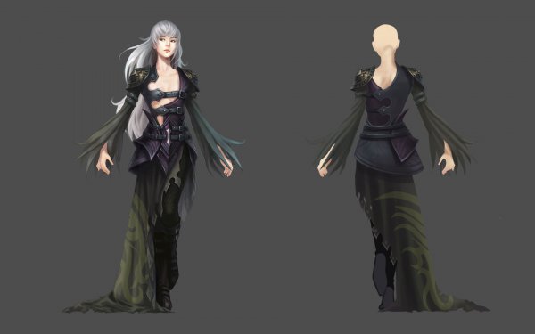 异域色彩浓重的服装概念设计图